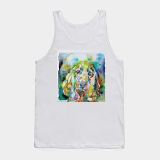 COCKER - watercolor portrait .1 Tank Top